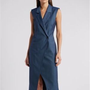 BOSS Delibea Button Front
Virgin Wool Dress